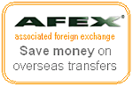 Whether you are buying property abroad, migrating to a new country or simply transferring funds overseas, fluctuating exchange rates can make a significant difference to the price you pay. AFEX aims is to make the currency aspect of any transaction, as simple, cost effective and stress free as possible.